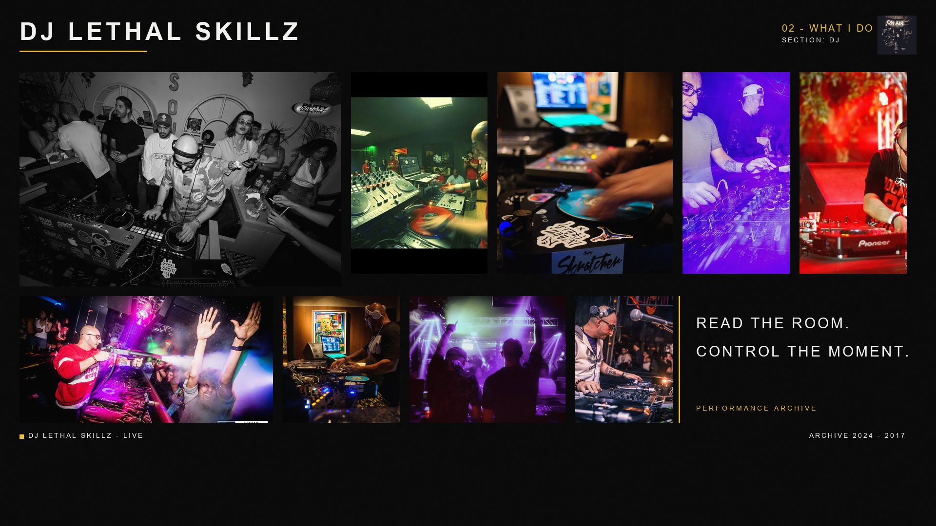 DJ Lethal Skillz · Performance Archive