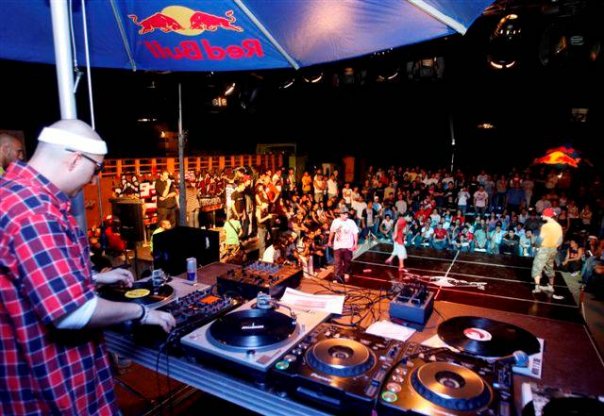 Red Bull event crowd — archive photograph