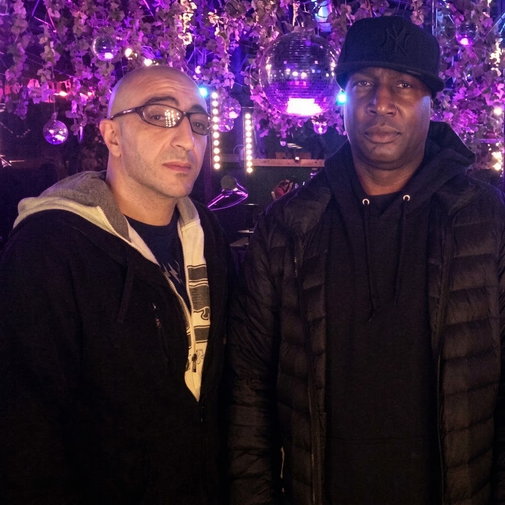 DJ Lethal Skillz with Grandmaster Flash, archival photograph